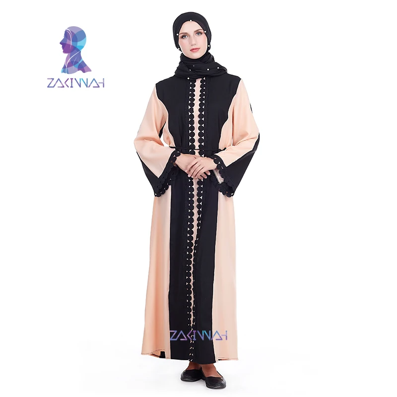 Zakiyyah модное кружевное длинное платье отправка с подарком мусульманская одежда