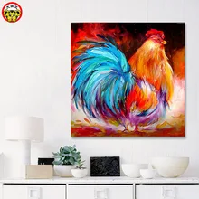 Da живопись король DIY Цифровая живопись, современный минимализм животных Зебра курица декомпрессии гостиной картина для украшения помещений