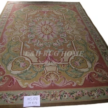 10'x14' французский стиль Французский коврик «савонри» сотканный вручную шерстяной ковер Ренессанса для украшения дома