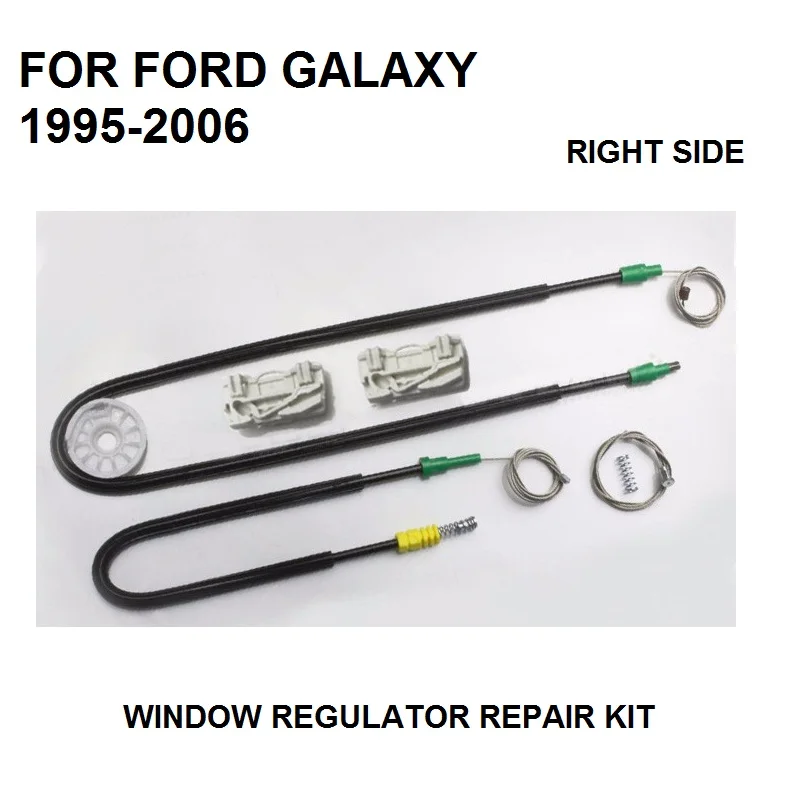 

CAR PARTS FOR FORD GALAXY WINDOW REGULATOR REPAIR KIT 4/5 - DOOR FRONT RIGHT 1995 to 2006 NEW