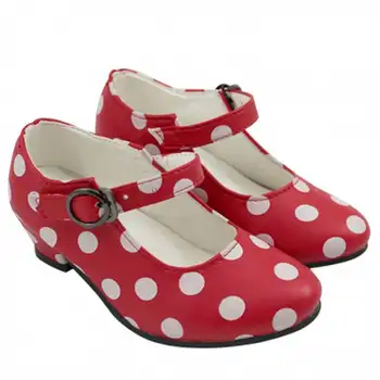 

Shoes Seville Red with whites polka dot T-23