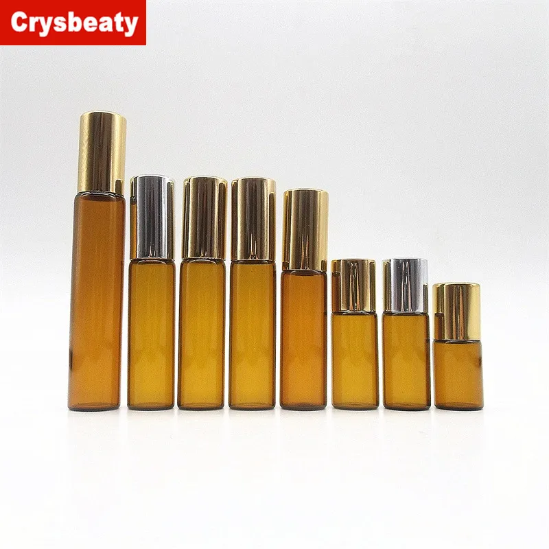 Empty Roll On Bottles For Essential Oils 3ml 5ml 10ml Cosmetic