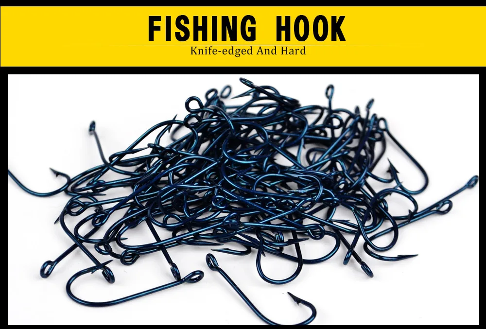 FISH KING 50 шт./лот 10#-20# рыболовные 2320 с колючими крючками рыболовные крючки джиг рыболовные снасти