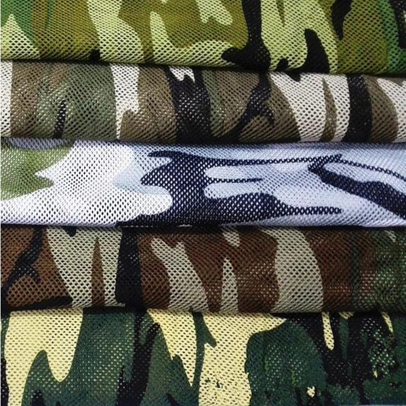 1 шт. = 45*150 см спортивная ткань чувствовать себя комфортно и гладко гладкий цвет стойкости хорошая камуфляжная сетка полиэстер швейная ткань