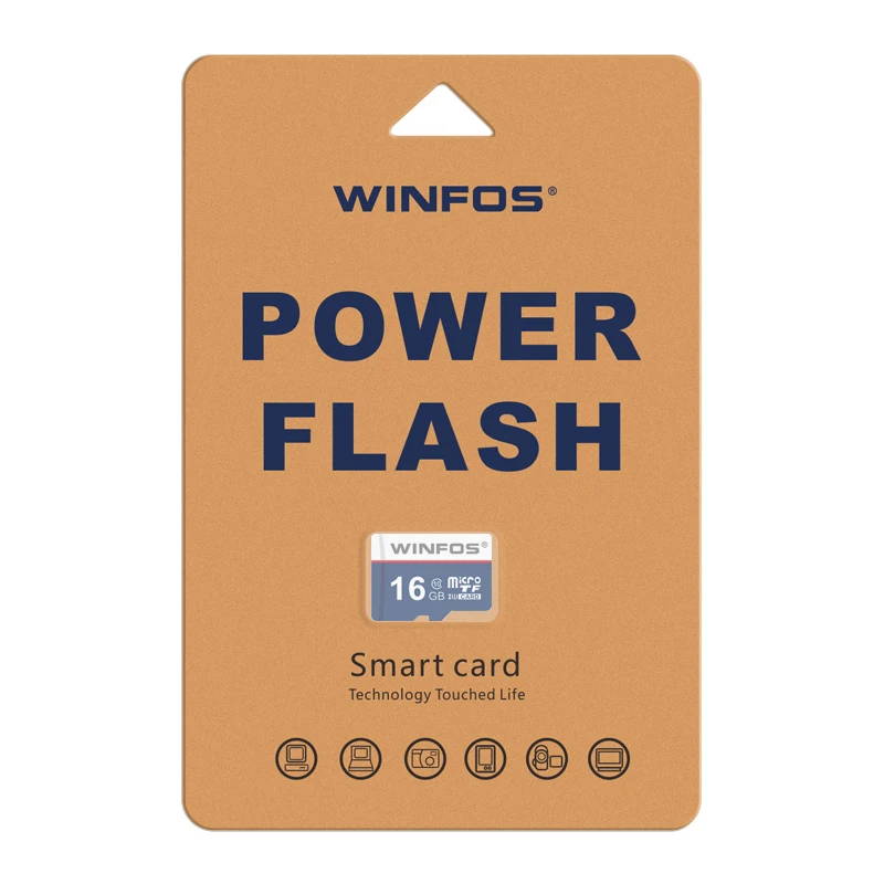 Winfos MicroSD карта 32 ГБ, карта памяти, Class10 карты памяти microsd карта памяти C10 мини SD карты SDHC/SDXC TF карты памяти на 16 Гб UHS-I полной производственной мощности