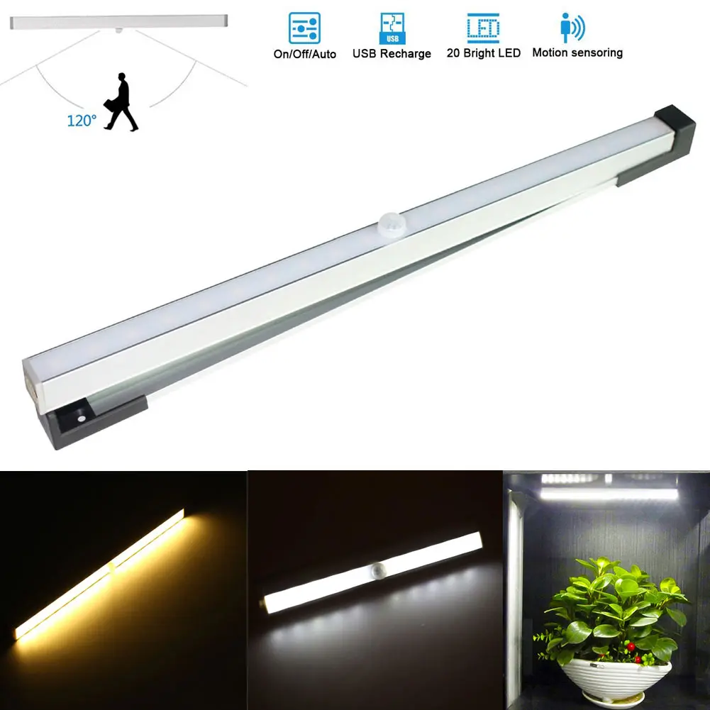 

Portable 18 Leds IR Body Sensor Lights USB Camping Lamp Rechargeable Night Light For Cabinet Bedroom Wardrob Corridor HUG-Deals