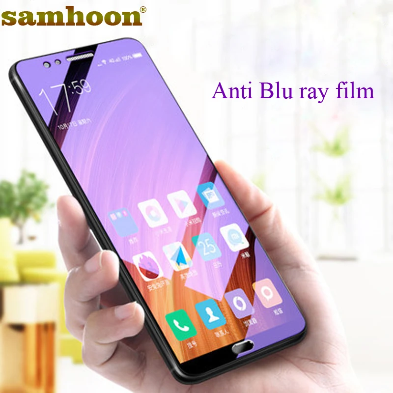2PCS Anti Blu Ray For Xiaomi Mi 6X Tempered Glass Mi6 Glass Amazing