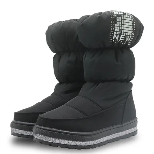 Dollplus Girls Boots Winter Girl's Warm Woolen Lining Snow Boots Children Waterproof Non-slip Plush Boots for Toddler Girls Dollplus Girls Boots Winter Girl's Warm Woolen Lining Snow Boots Children Waterproof Non-slip Plush Boots for Toddler Girls