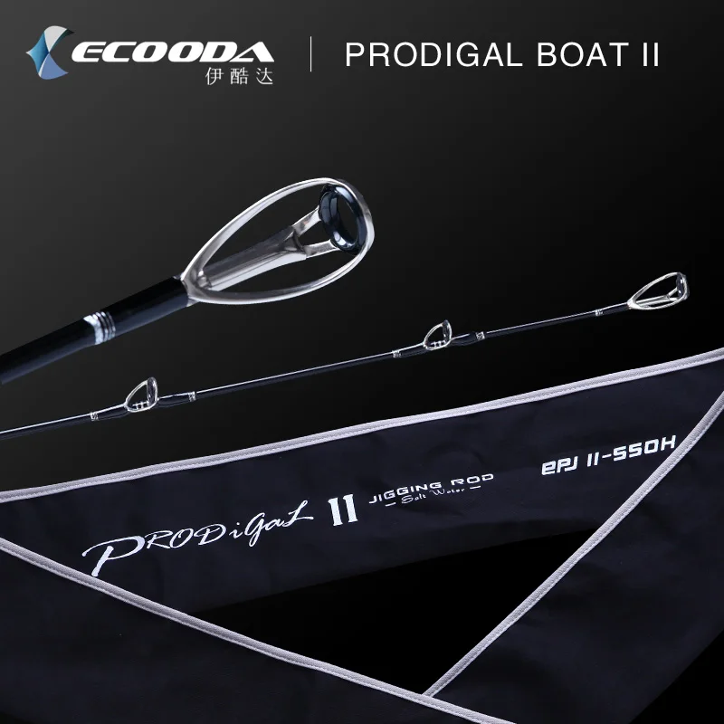 Ecooda Epj Ii Jigging Rod Full Fuji Parts Single Section 1.6m/1.68m/1.52m  Spinning/casting Rod Corss Carbon Boat Rod - Fishing Rods - AliExpress