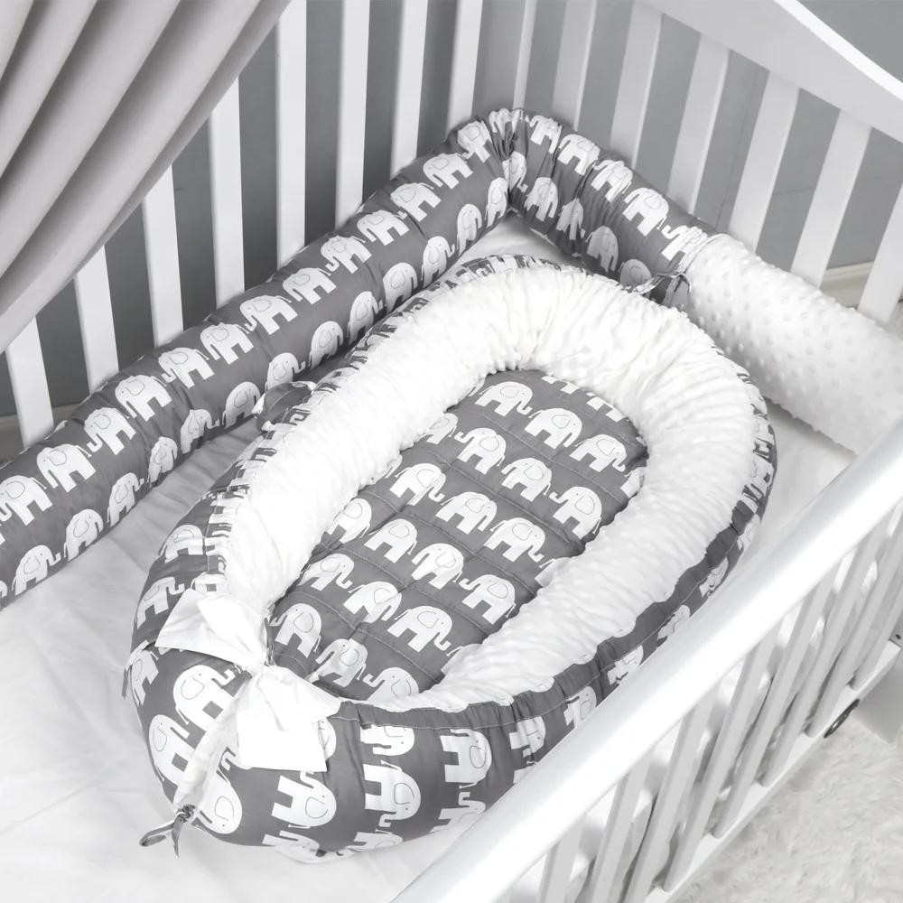 

New Design Baby Nest Bed Crib And Washable Crib Travel Bed For Children Infant Kids Cotton Cradle For Newborn Bumper