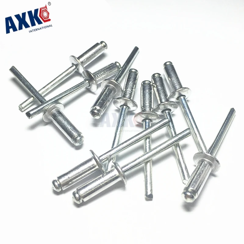 Axk 50 шт. M6 * 10/12/20 M5 25/30/35 алюминиевые круглые заклепки с потайной головкой