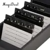 Large Capacity Business Card Holder Box Business Card File Card Storage Box Organizer Index Card Storage Box 4 Divider Board ► Photo 3/6