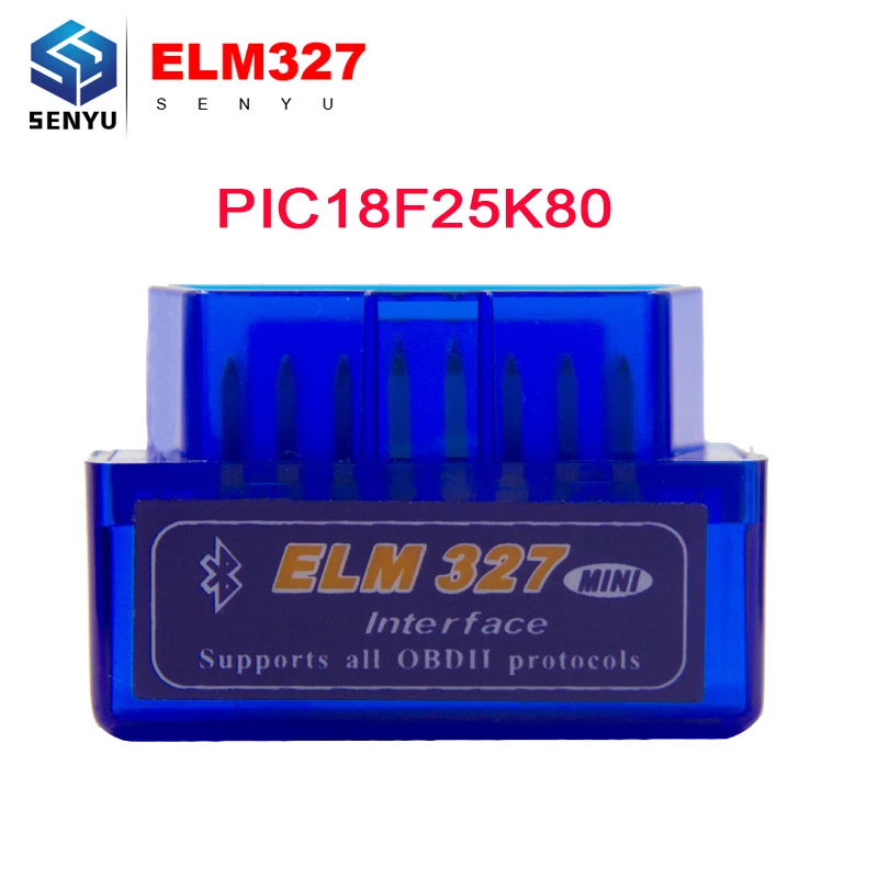 Автомобильный диагностический сканер ELM327 V1.5 PIC18F25K80 OBD2 Bluetooth ELM 327 OBDII считыватель
