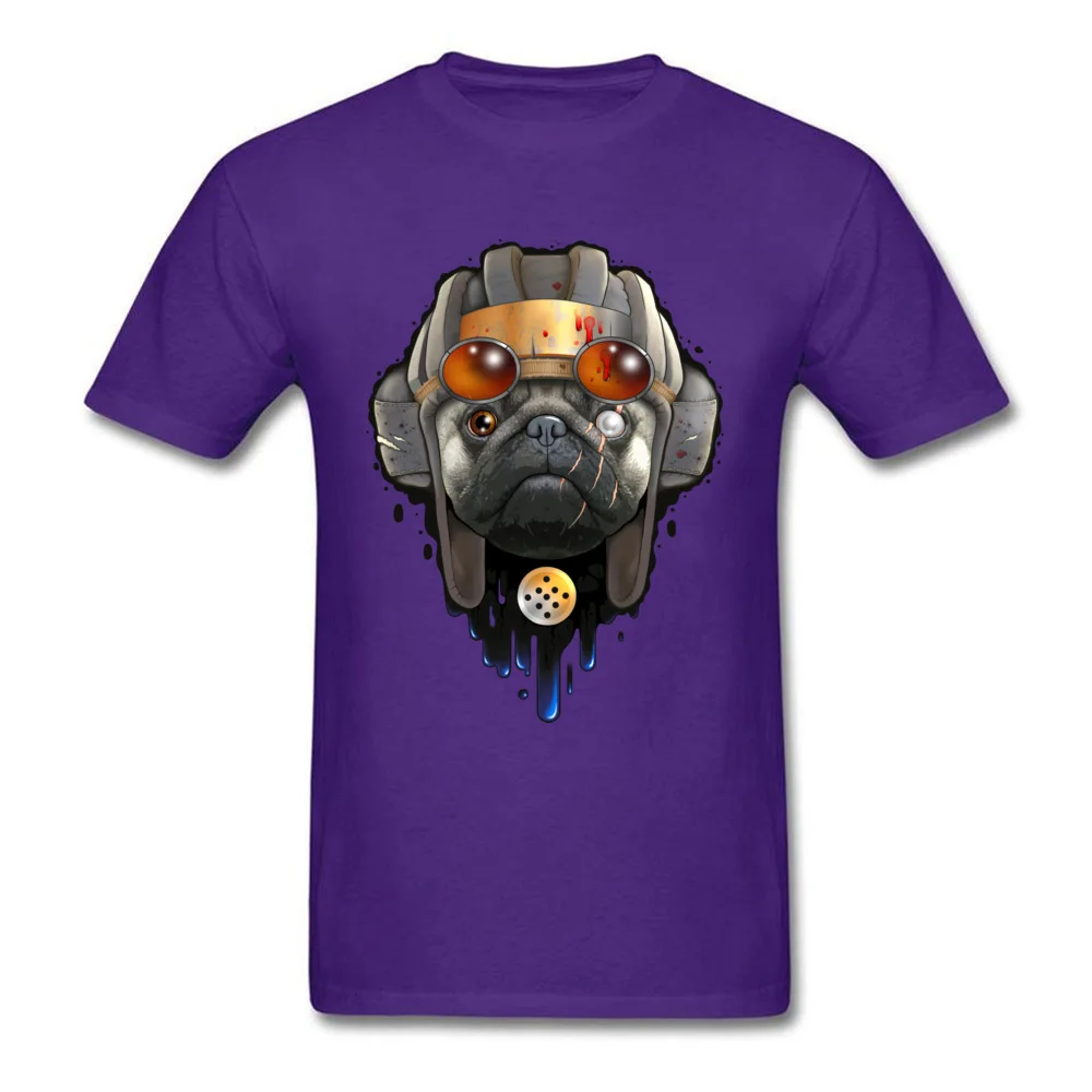 Dog of War Male Discount Custom Tops Tees O Neck Summer 100% Cotton T-Shirt Printed On Short Sleeve Tops T Shirt Dog of War purple