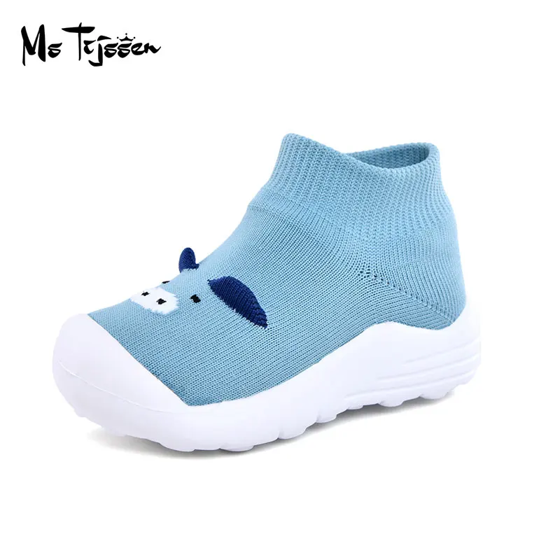 

Baby Boys Girls Pig Animal Knitted Sneaker High Top Sock Shoes MG535