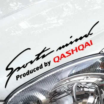 

Customization Sports Mind Stickers On Car Lamp Eyebrow Car-Styling For NISSAN QASHQAI Car Accessories