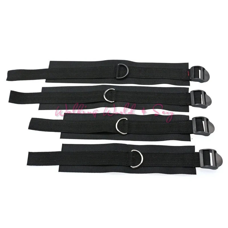 Sex Products Sex Bed Restraints Fetish Bondage Kit Hand Footcuffs Belts Fetish Sex Bondage Fantasias Sexuais Bondage Sex Toys (10)