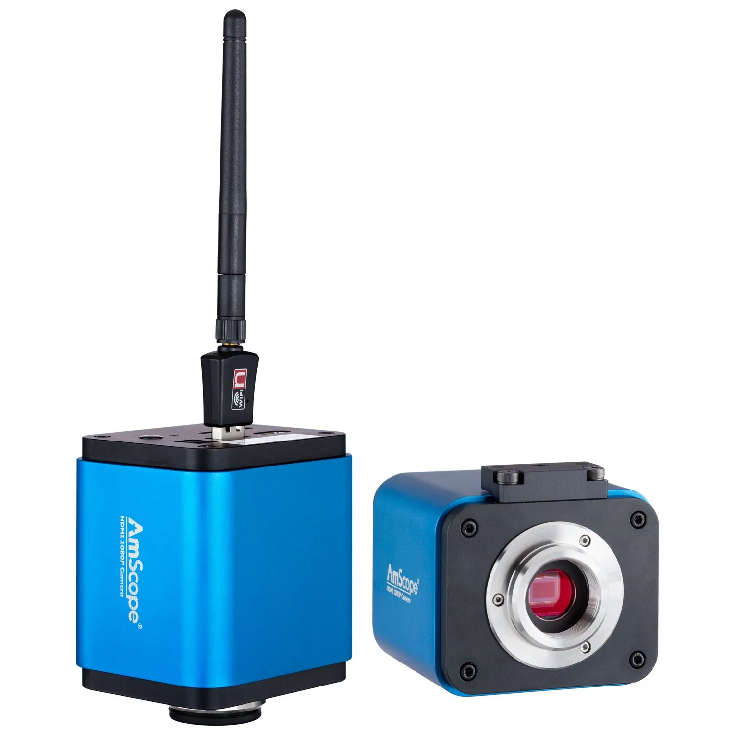 AmScope 1080p HDMI WiFi Digital C Mount Camera for Standalone and PC