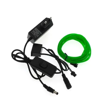 

3M/5M/8M/10M 220V Input Neon Light Dance Party Decor TV Lights Neon LED lamp Flexible EL Wire Rope Tube LED Strip set