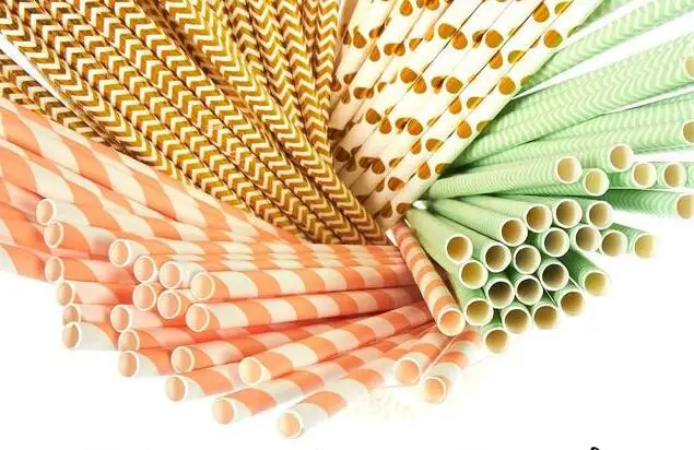

Mint, Peach and Gold Striped Paper Straws, Gold Chevron Straws,Peach and Mint Chevron Drinks Straws, Zig Zag Straws
