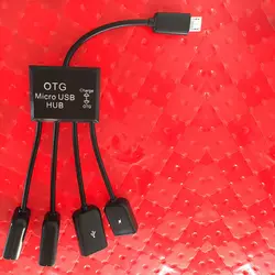 Micro USB OTG etmakit USB HUB 4 Порты и разъёмы Разъем USB сплитер для телефонов Tablet PC ноутбук Мощность зарядки usb-концентраторы кабель Универсальный