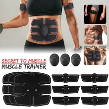 Умный стимулятор для тренировки мышц живота, устройство для фитнеса, упражнений на руку, домашний здоровый уход, Электрический массажер для похудения тела