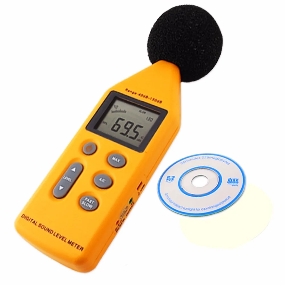 Professional Handheld 5 Range Digital Sound/Noise Level Meter with