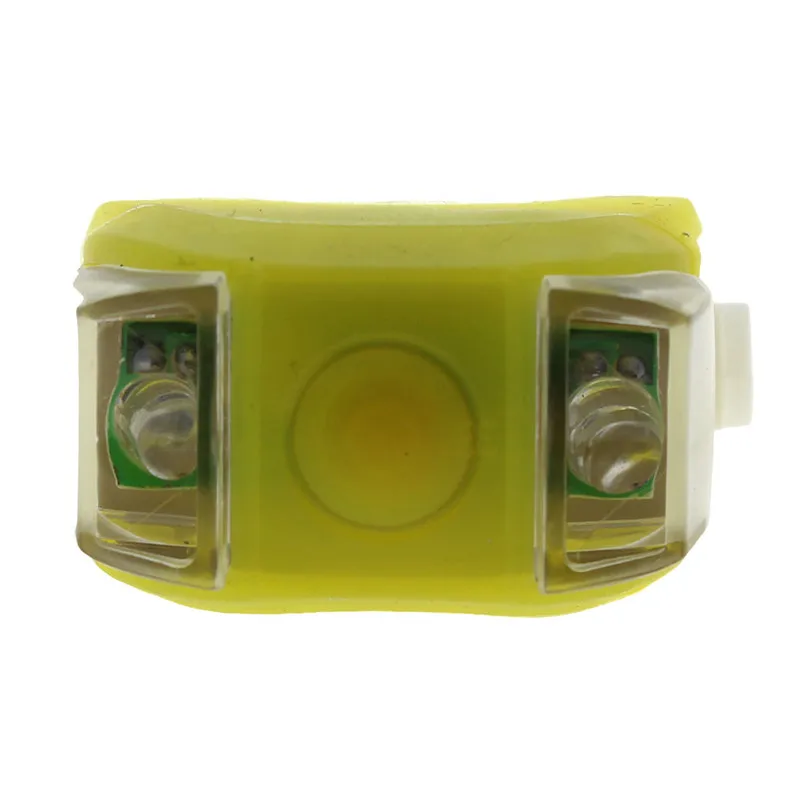 Cycle Zone 1 шт. водонепроницаемый силиконовый задний фонарь для горного велосипеда - Цвет: Цвет: желтый