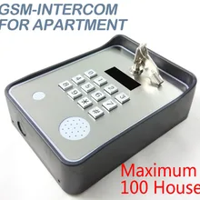 Intercomunicador de audio GSM para abridor de puerta, controlador de acceso inalámbrico y servicio de emergencia, ayuda para llamadas, entrada de alimentación dc12v
