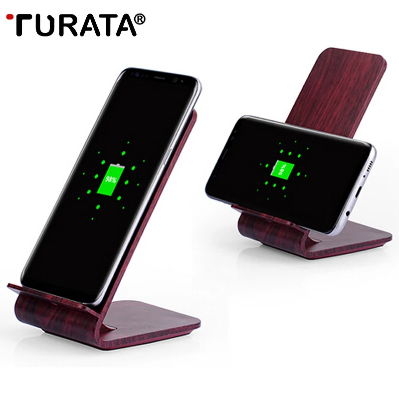 

TURATA Q19 Qi Wireless Charger Fast Charging 10W 9V/1.2A Wireless Phone Charger for Samsung Galaxy S7 Edge S6 Qi-enable Device