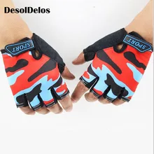 Детские перчатки без пальцев, Нескользящие ультратонкие детские дышащие перчатки с открытыми пальцами для мальчиков и девочек, Luvas De inverno