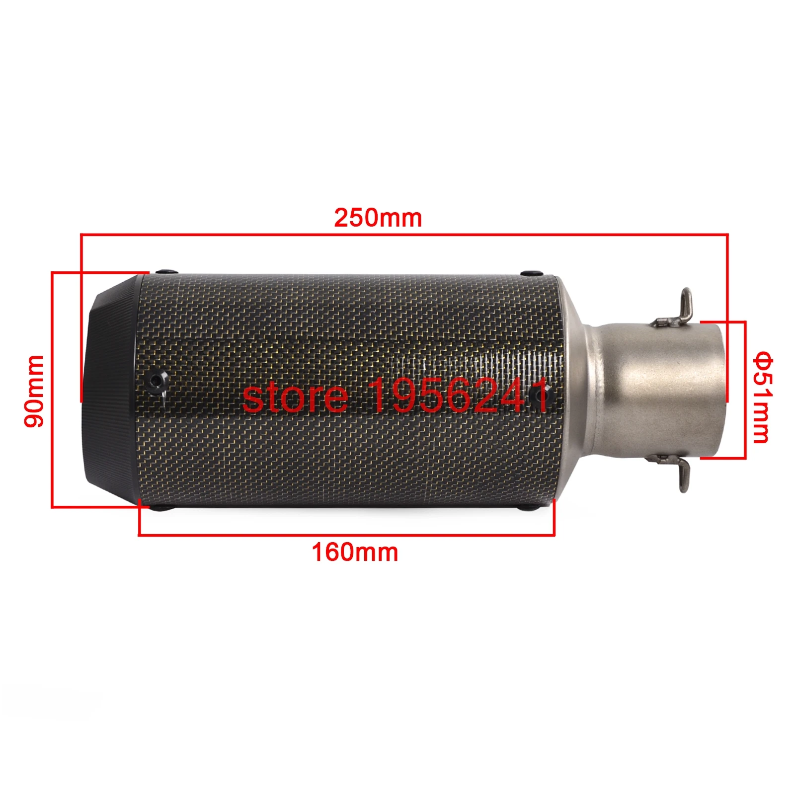 125cc muffler