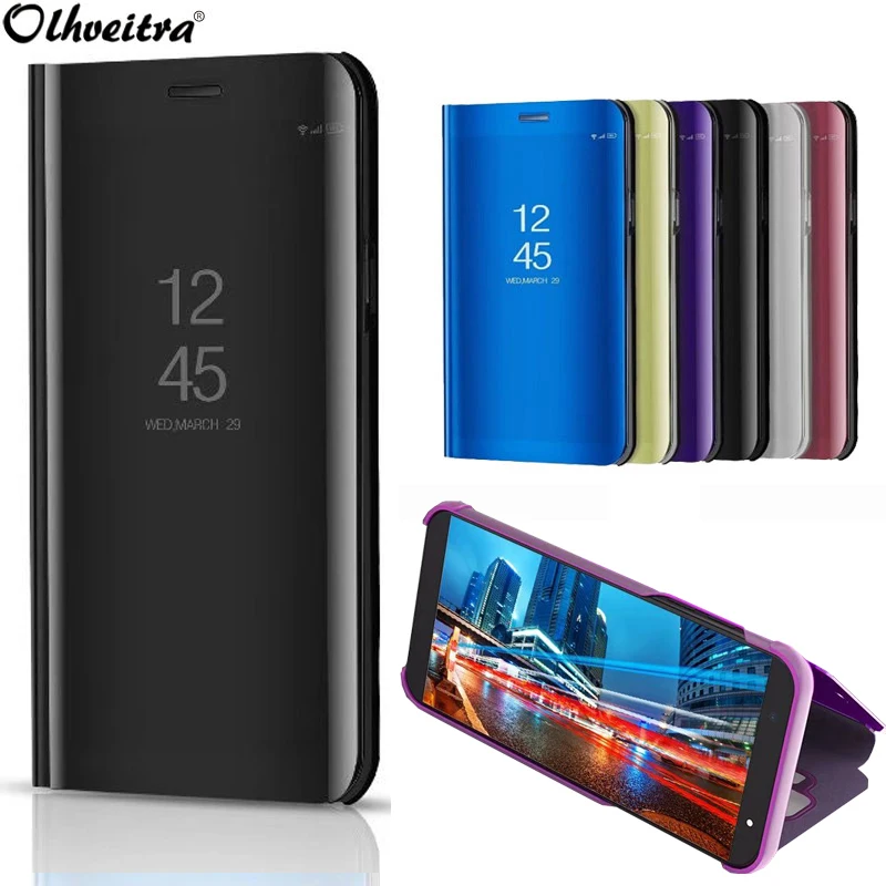 

Mirror Cover For Xiaomi Pocophone F1 Poco F 1 Case Plating Protective Clear View Flip Stand Case For Xiaomi Pocophone F1 Poco F1