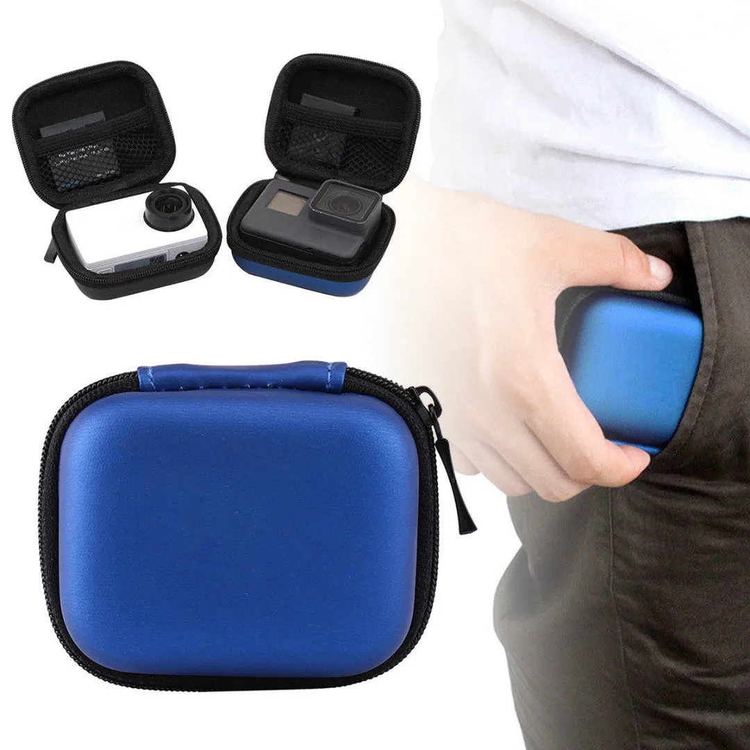 New Arrival 1pc 2Colors font b Mini b font Storage Bag Shockproof Portable Carrying Case Box