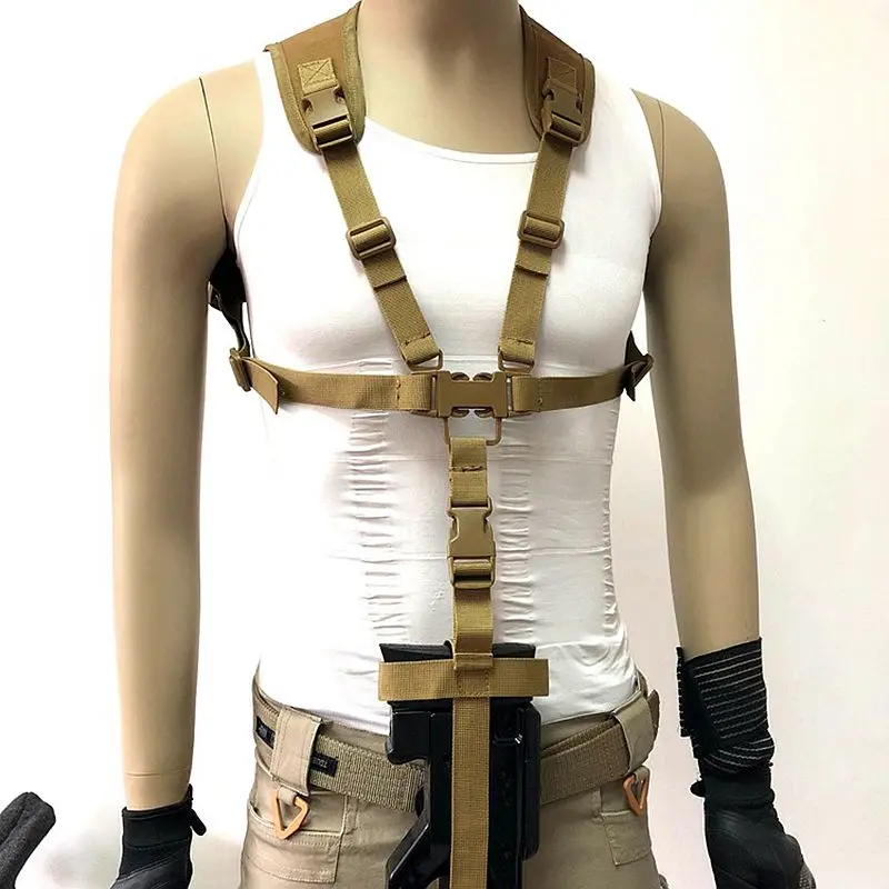 Adjustable Military Tactical Gun Sling Quick Release Bungee Rifle Shoulder Belt Starp air soft gun rifle Hunting Accessories