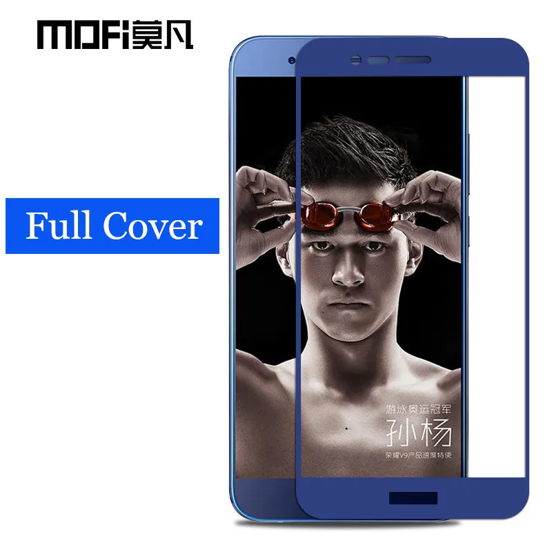 Huawei-honor-v9-glass-tempered-MOFi-original-Huawei-honor-8-pro-screen-protector-full-cover-blue