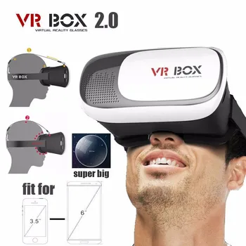 2017 Hot Vr Box ii 2.0 Version 3D Google Cardboard Virtual Reality Headset Video Movie Game Glasses For IOS Android Smartphones