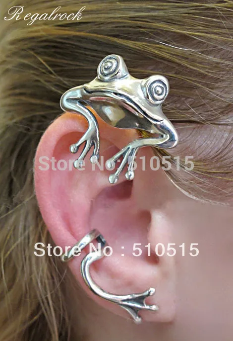 

Regalrock Curious Frog Earring Wrap Cuff