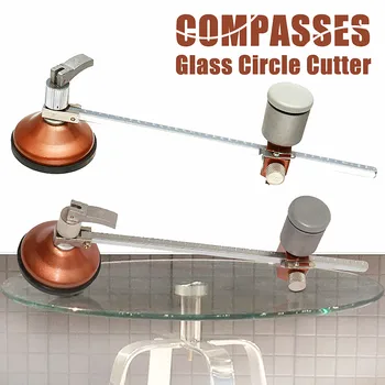

1pc Portable Glass Cutter Window Bottle Adjustable Professional Round Circular Cutter with Suction Cup DIY Glass Cutting Tools