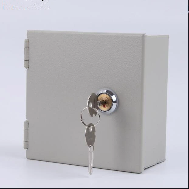 

LPSECURITY painted steel box closure case cover for charging socket exit button keypad rfid reader