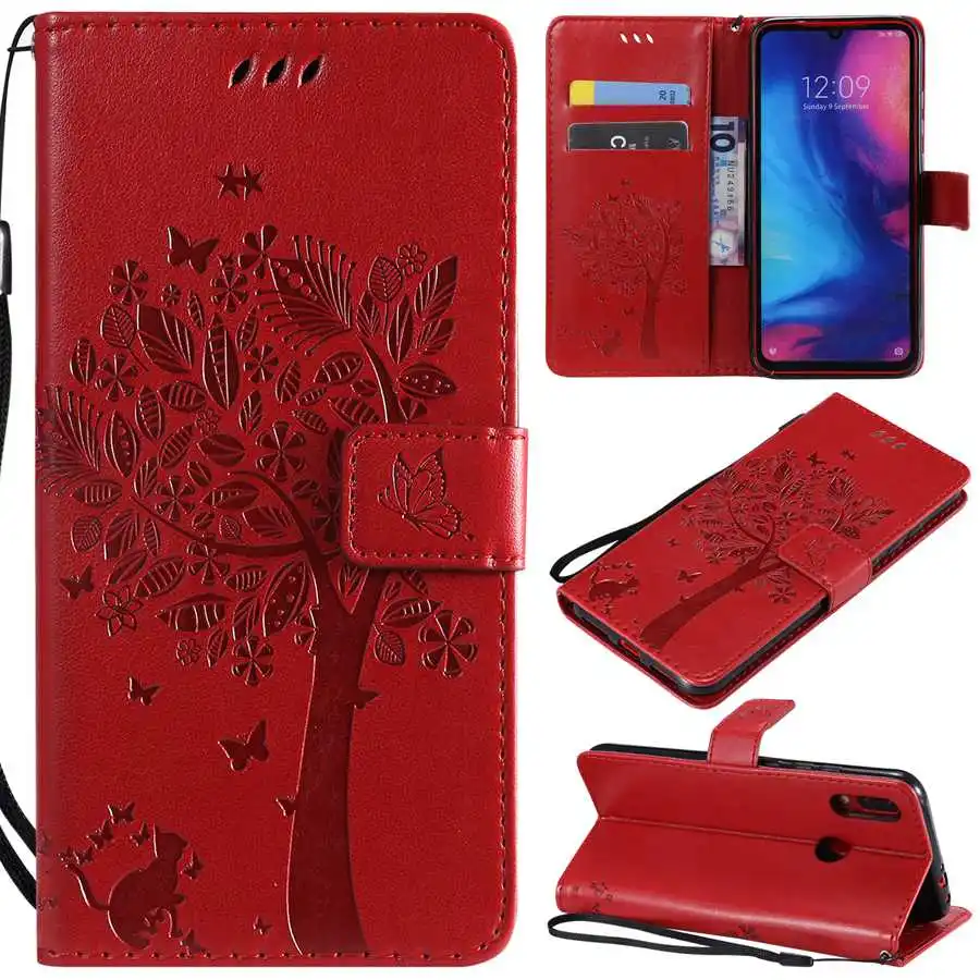 cell phone lanyard pouch Embossing Print Case For Xiaomi Mi A1 A2 A3 Lite Pocophone X3 NFC M3 F3 F1 Flip Wallet Case For Xiaomi Mi 5 6 7 8 9 10 11 Lite phone flip cover