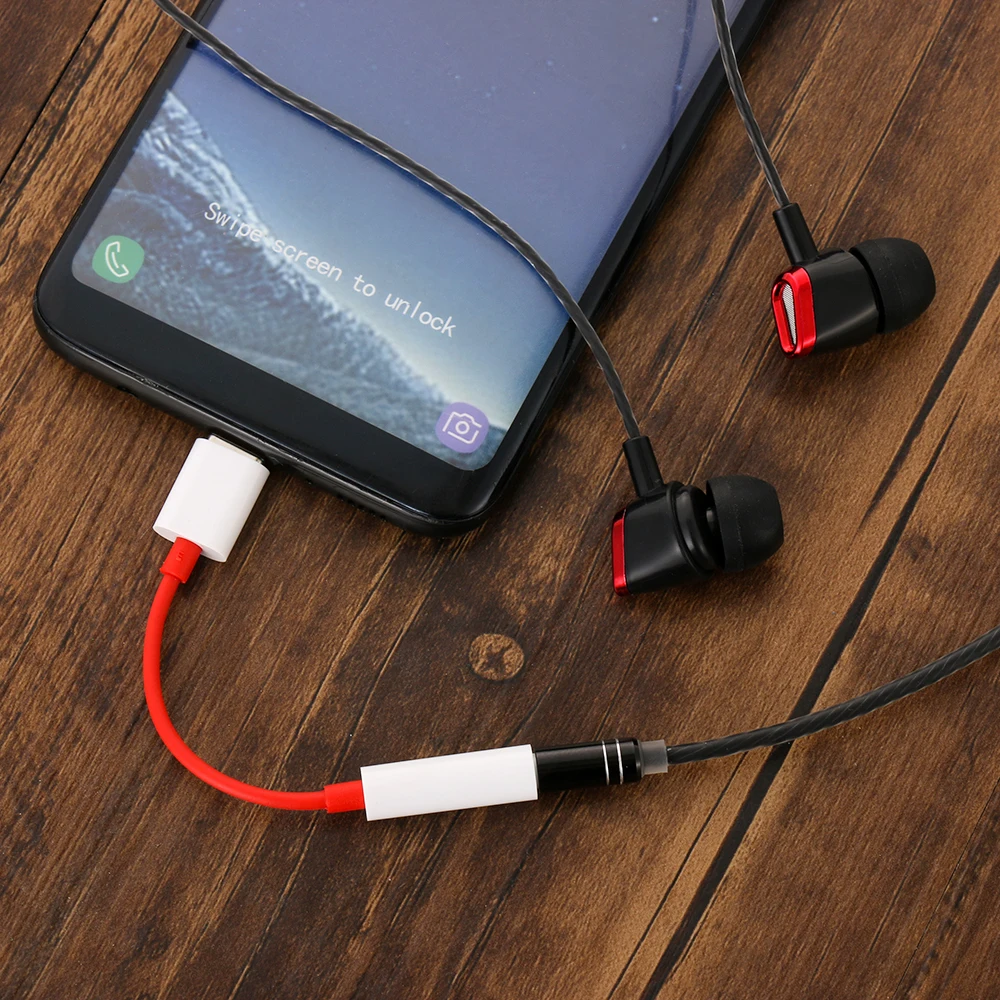 Оригинальный для oneplus 6T usb Type C до 3 5 мм адаптер наушников Aux аудио шнур oneplus|Кабели