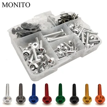 

Motorcycle Fairing Bolts Nuts Kit Body Fastener Clips Screws For HONDA CRF450R CRF250X CRF450X CRF 450R 250X 450X Accessories