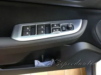 

Free Shipping Chromed 4PCS Inner Door Window Handle Holder Switch Cover Trim For Subaru Outback 2015