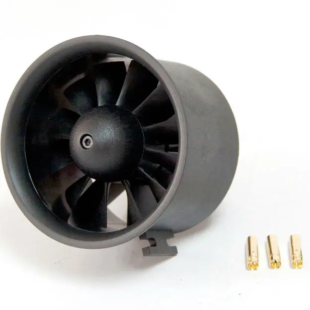 Freewing New 12-Blade 70mm Plastic EDF for RC Jet Airplane