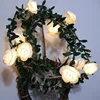 10/20/40leds Rose Flower led Fairy String Lights Battery Powered Wedding Valentine's Day Event Party Garland Decor Luminaria ► Photo 3/6