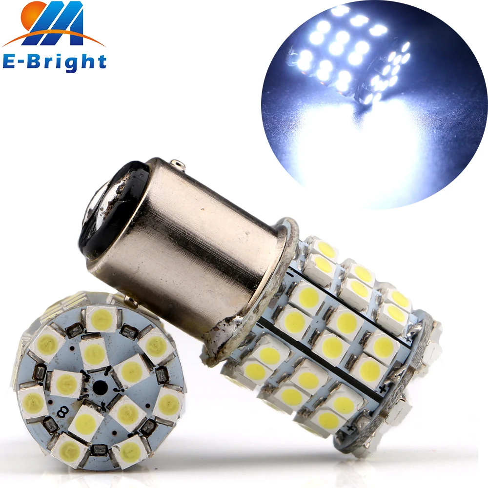 2 шт./лот 1210 54 SMD светодиодные лампы S25 P21W 1156 1157 3156 3157 T20 7440 7443 Автомобильные Лампы