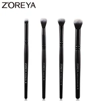 Zoreya Brand 4pcs Eye Shadow Makeup Brush Set Blending Cosmetic Brushes For Makeup Crease Flawless Concealer Make Up Tools