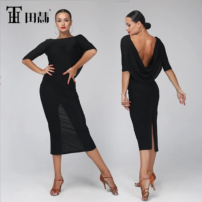 

professional Latin Dance Skirt Costume practice dress