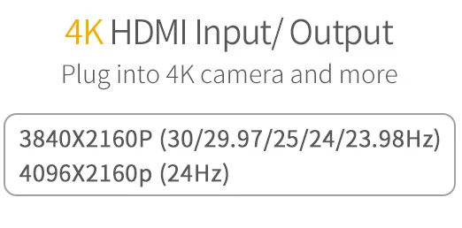Feelworld FW450 4," ips 4K HDMI камера полевой монитор 1280x800 HD портативный ЖК-монитор для DSLR с пиковым фокусом поле проверки